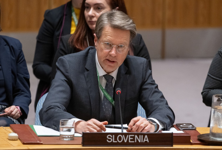 Osrednji poudarki delovanja Slovenije v Varnostnem svetu Združenih narodov v aprilu 2024